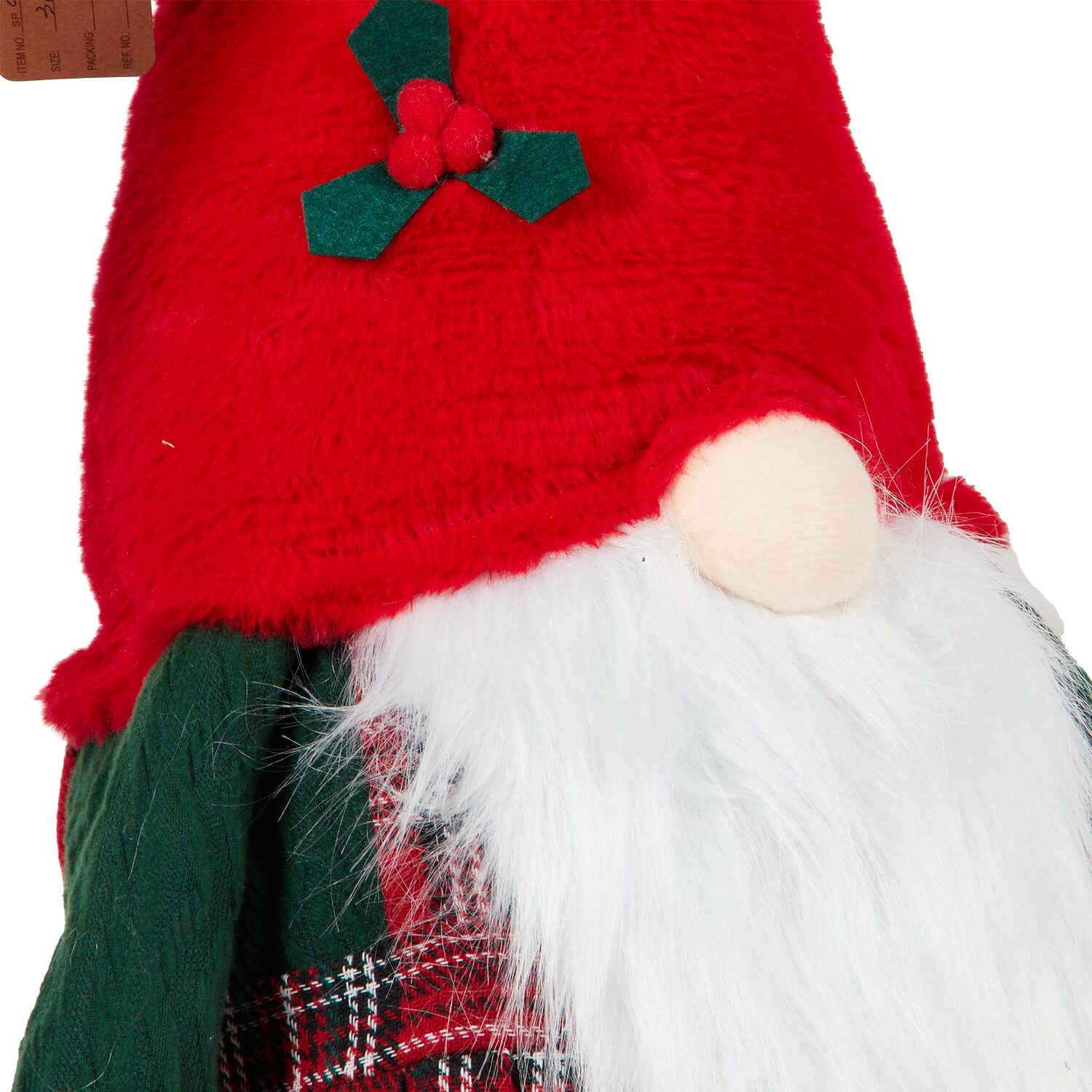 Extendable Red Tartan Gonk - Red Image 5