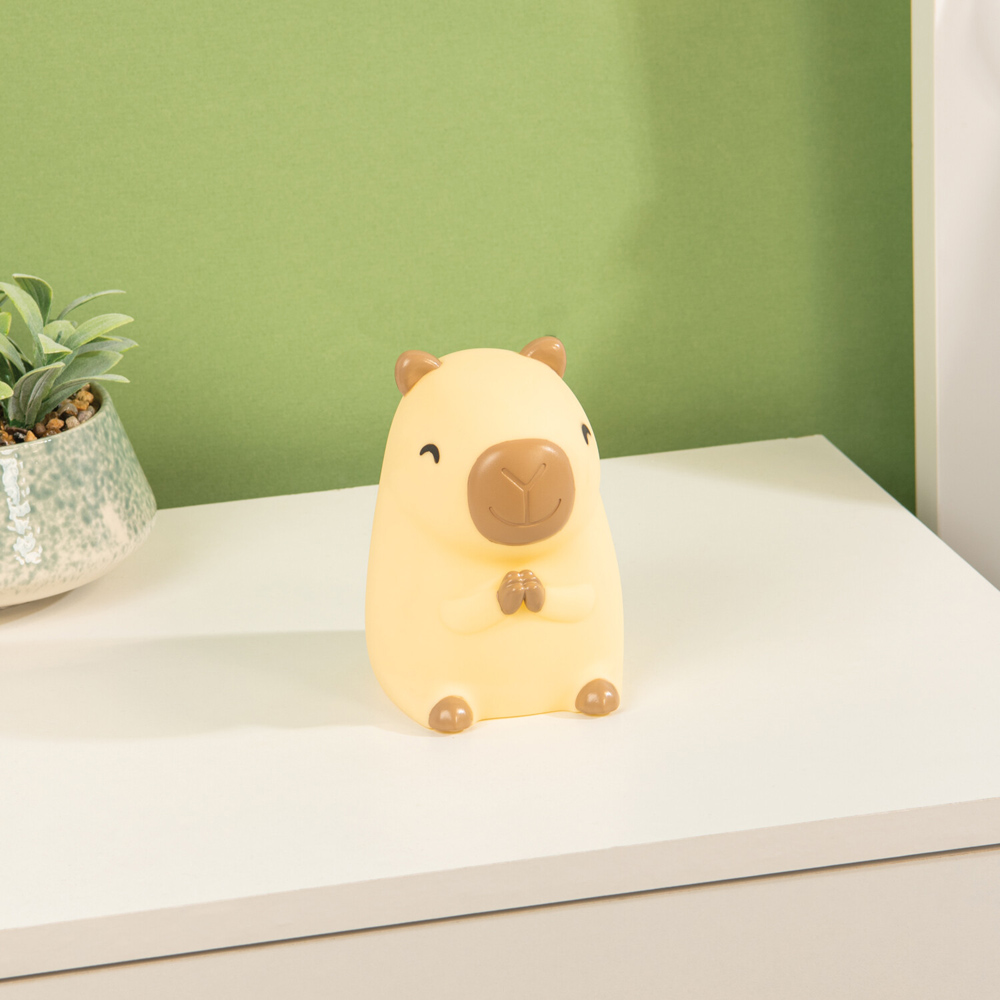 Capybara Battery Operated LED Desk Light Image 2