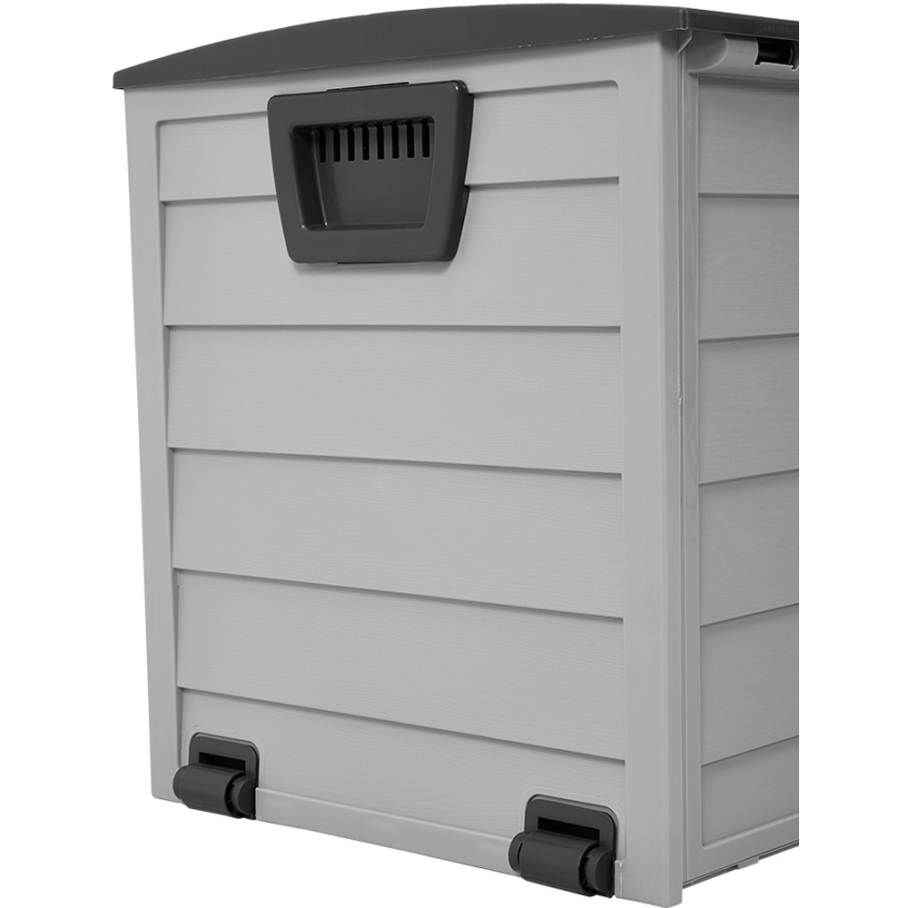 Living and Home 290L Grey Top Garden Storage Box Image 4