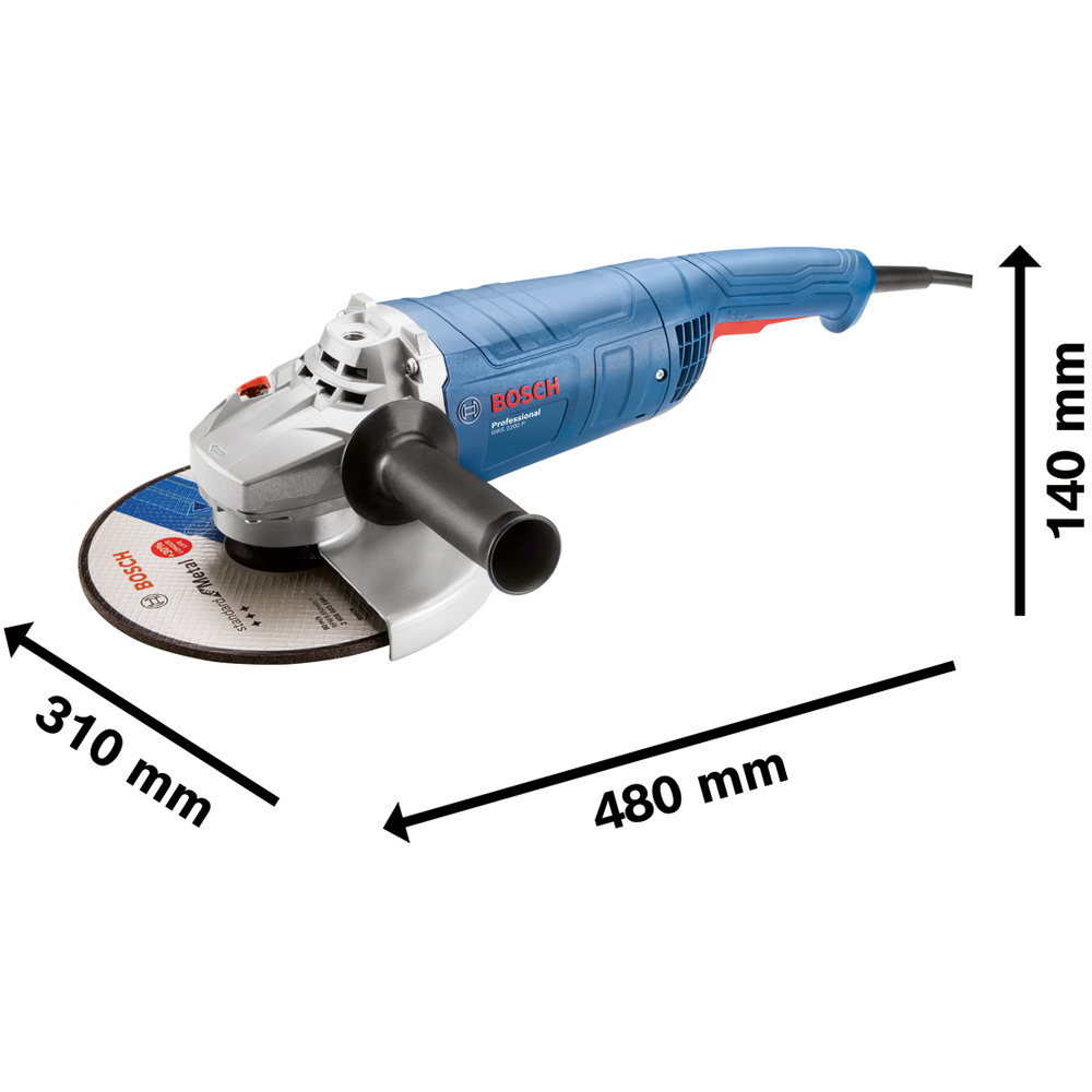 Bosch 240V 2200W Professional Angle Grinder Image 2