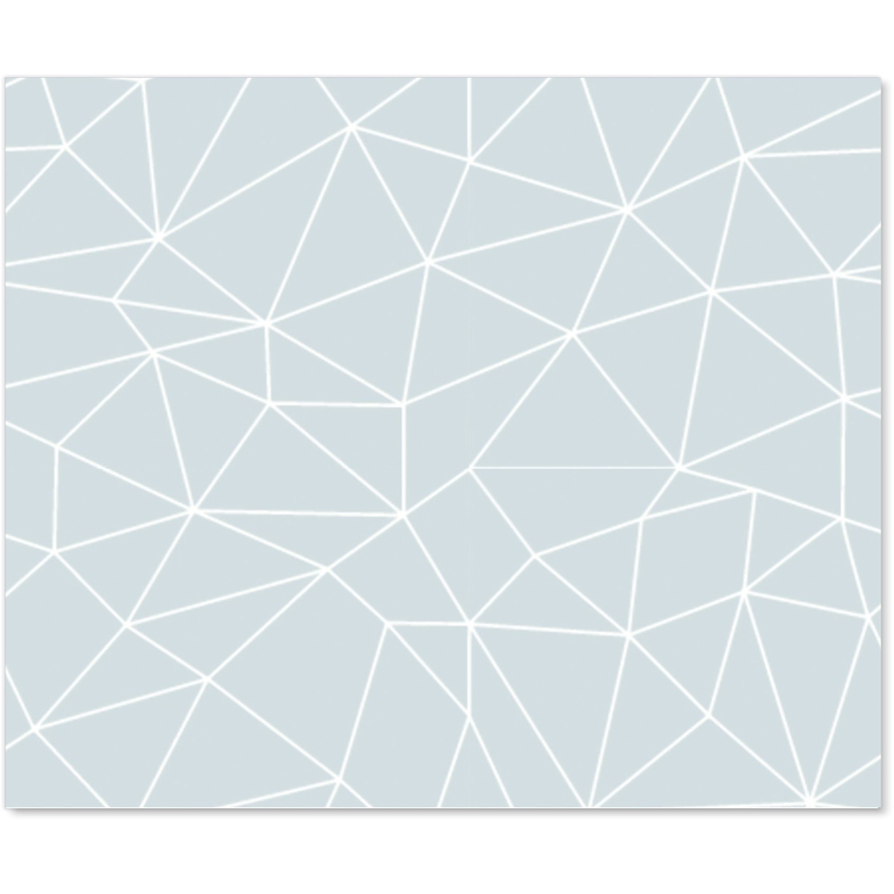 Warren Reed Designer Geometric Triangle Pattern Glass Kitchen Splashback 75 x 90cm Image 2