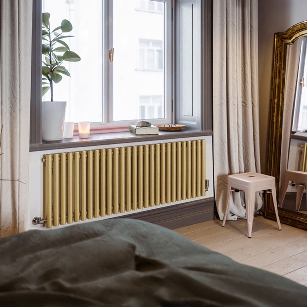 Terma Rolo Room 3399 BTU Brass Radiator 500 x 1470mm Image 8