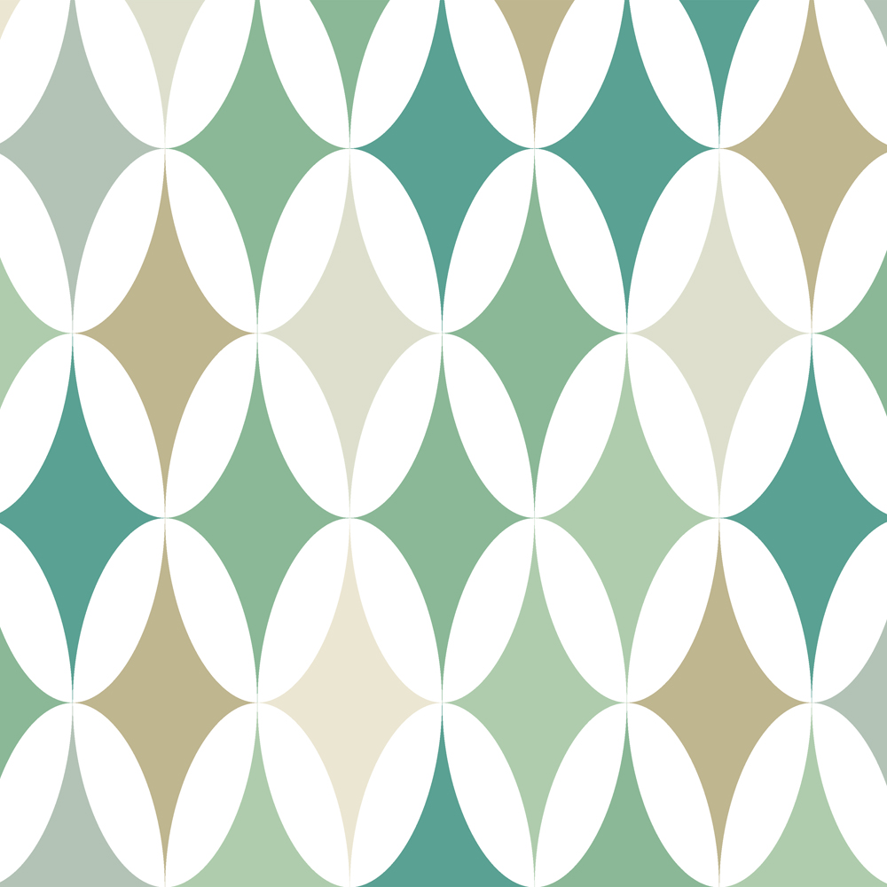 Origin Murals Formation Green Wall Mural Image 2