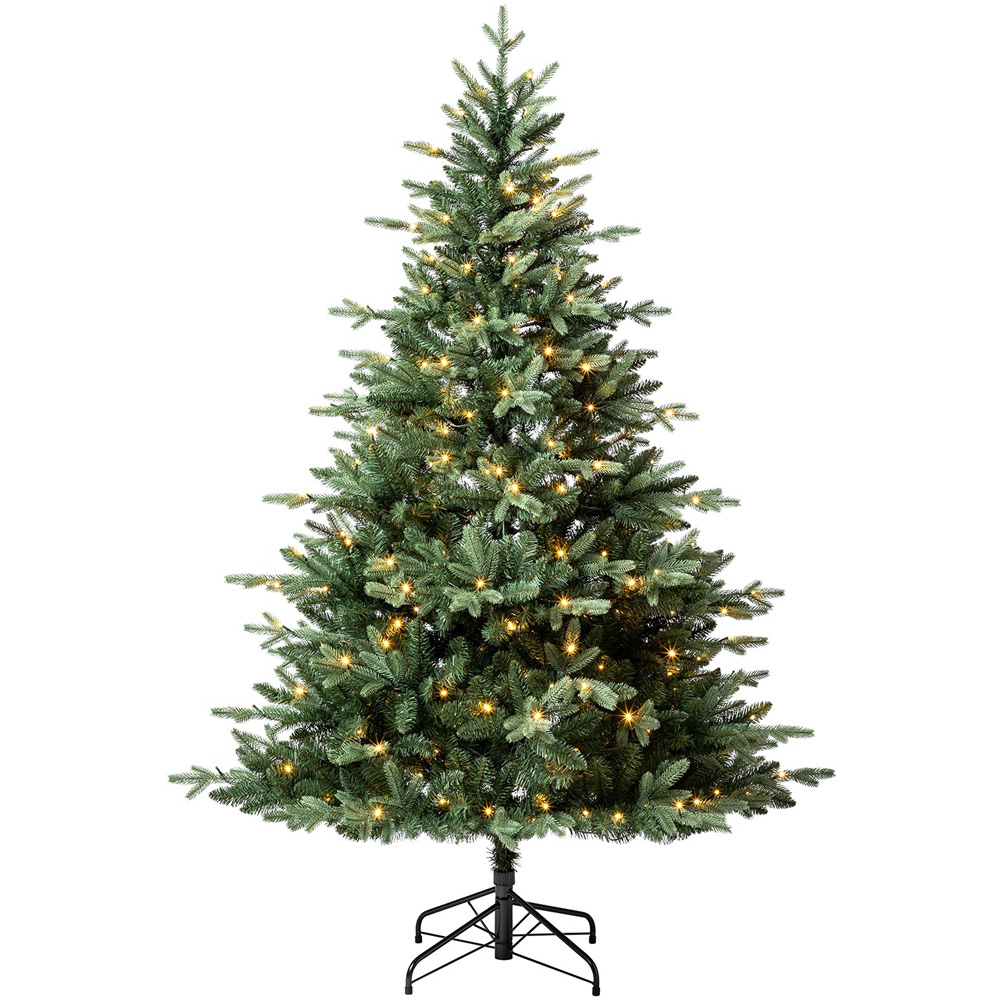Evergreen Classics Warm White Pre-Lit Grand Bay Fir Artificial Christmas Tree with Stand 6.5ft Image 3
