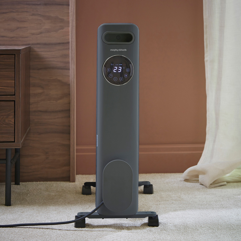 Morphy Richards Grey Digital Oil Filled Radiator 2500W Image 8