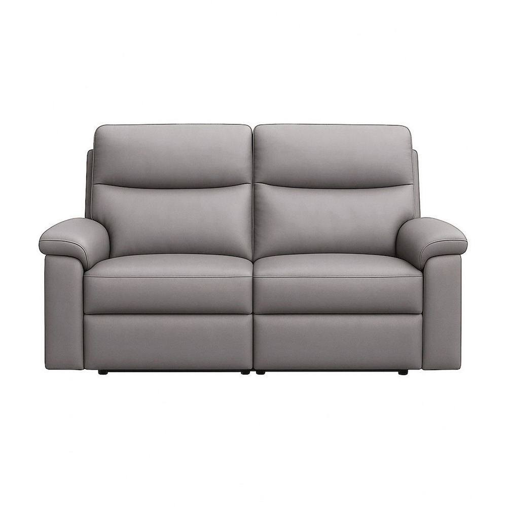 Aspire Marlowe 2 Seater Elephant Leather Power Recliner Sofa with USB Charging Image 4
