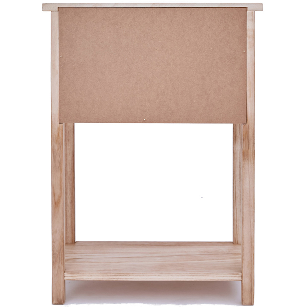 Portofino 2 Drawer Light Wood Narrow Console Table Image 6