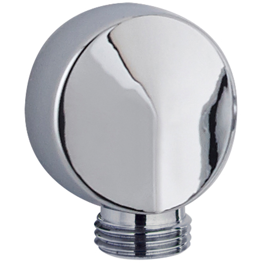 nuie Chrome Round Outlet Elbow Image 1