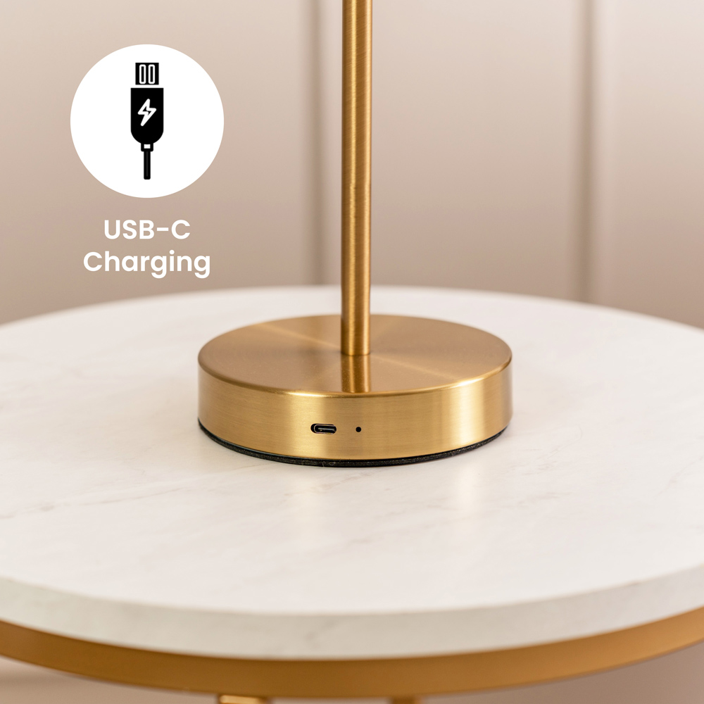 ValueLights Emmy Rechargeable LED Portable Table Lamp Image 7