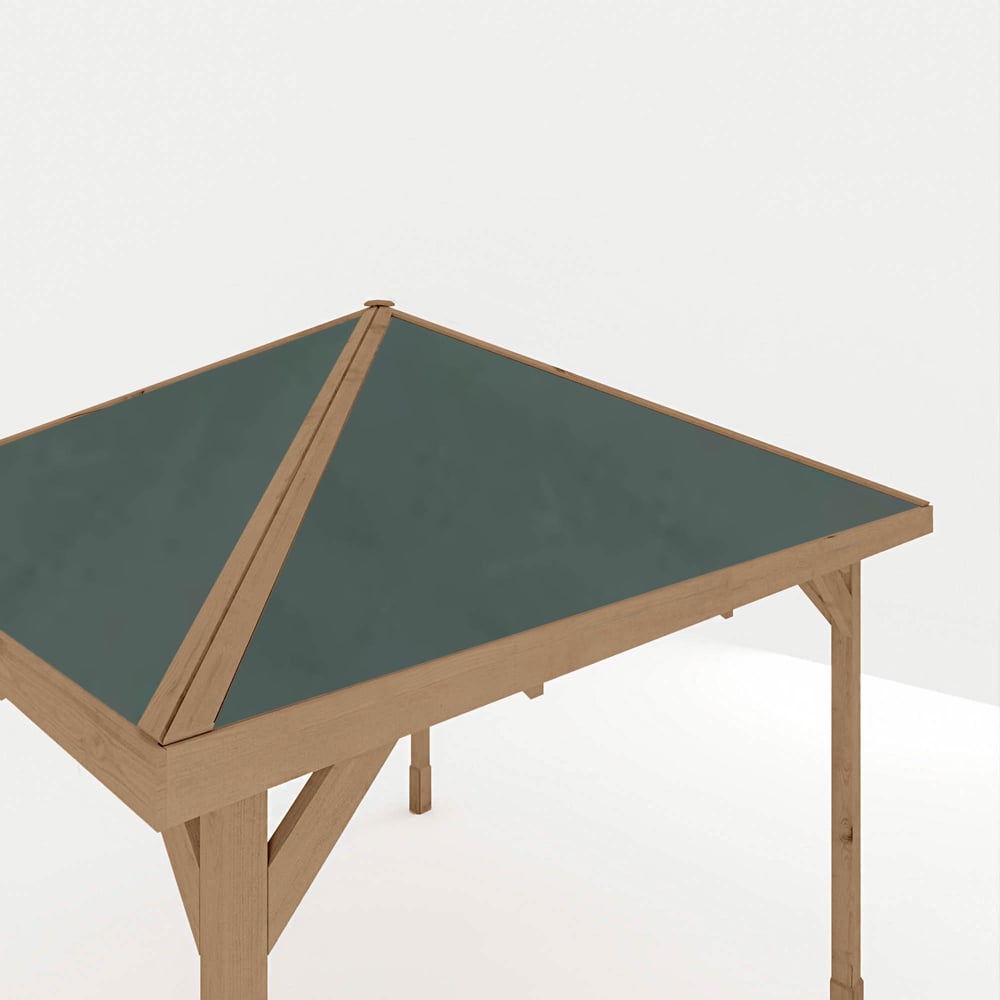 Mercia 3 x 3m Pressure Treated Traditional Gazebo Image 3