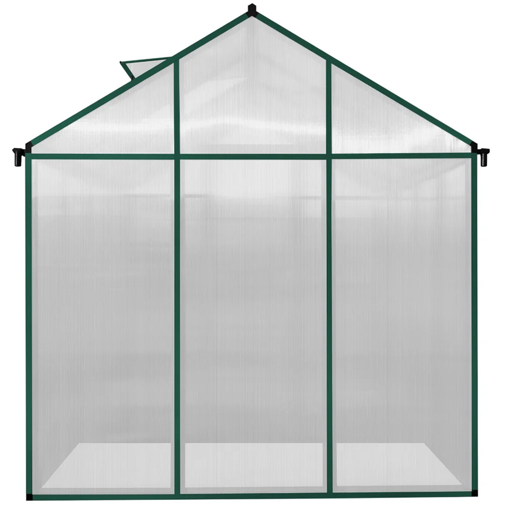 MonsterShop Green Polycarbonate 6.1 x 4ft Greenhouse Image 5
