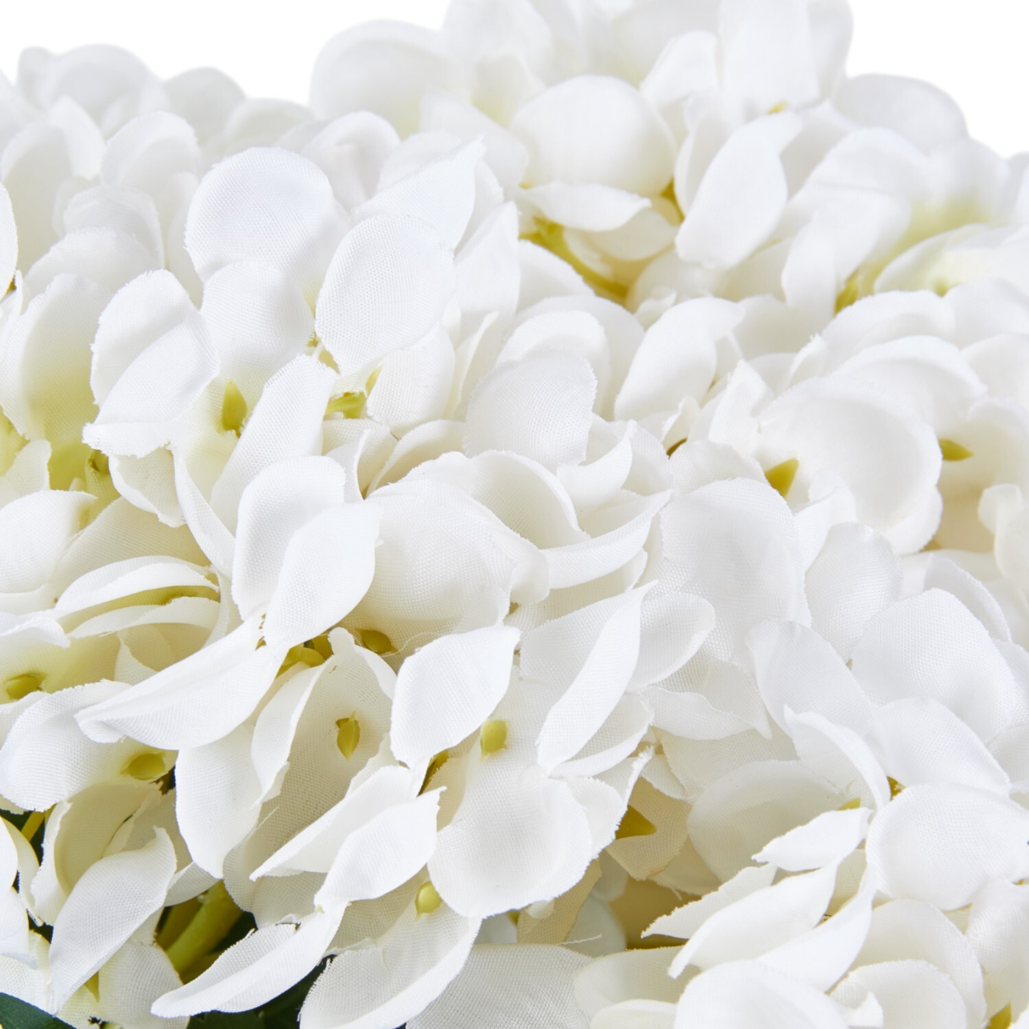 Faux Hydrangea Bouquet  - White or Cream Image 2