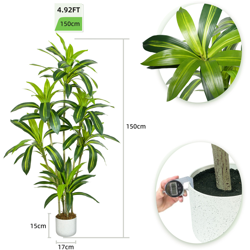 Agave Tree Indoor Artificial Plant 150cm Image 7