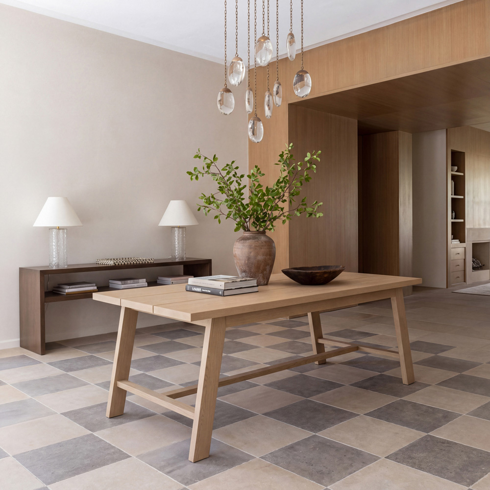 LPD Home Bourton Latte 8 Seater Dining Table Image 6