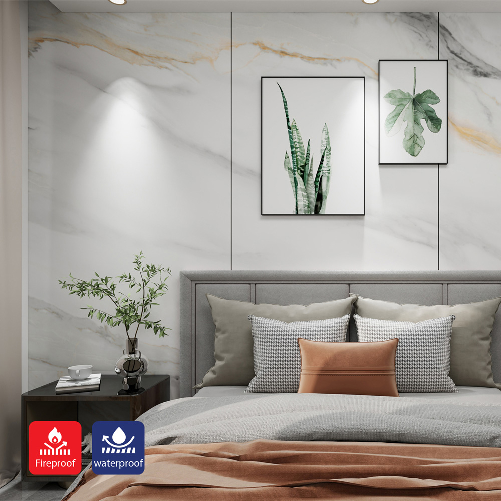 Britwall Charcoal Marble Wall Panel 1220 x 2440 x 8mm Image 3