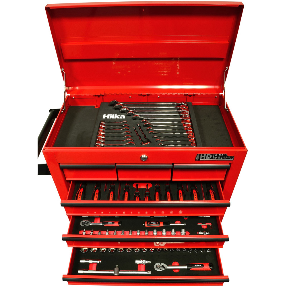 Hilka 8 Drawer Chest and Trolley with 153 Piece EVA Kit Image 2