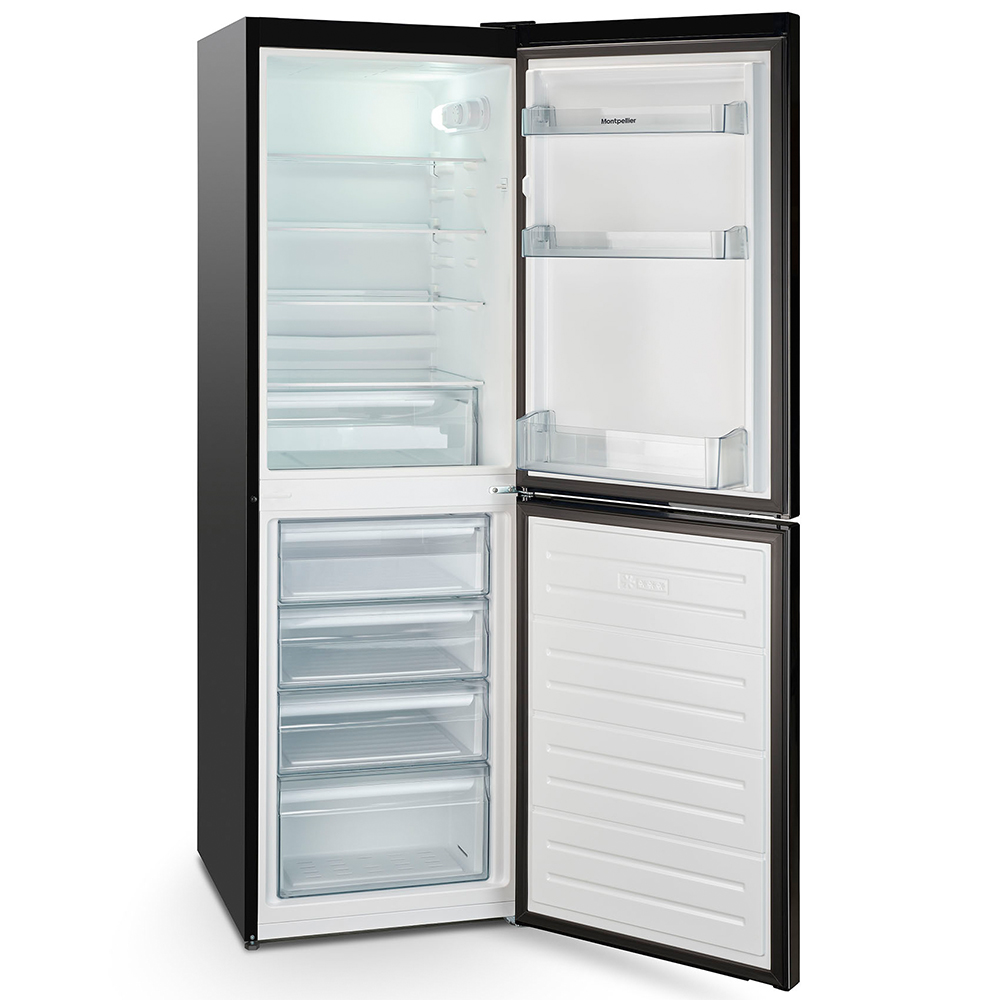 Montpellier MLF1770EK Black Low Frost 307L Fridge Freezer Image 5