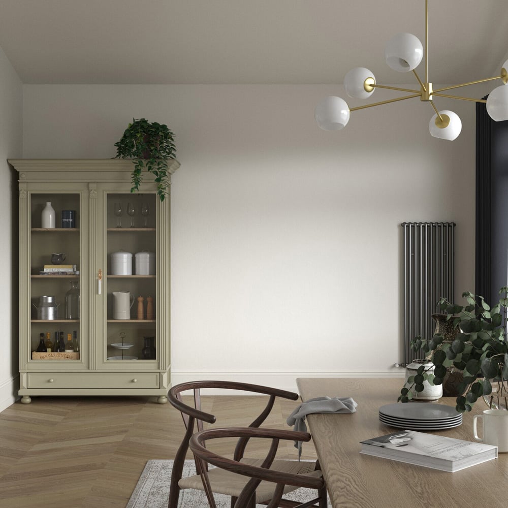 Dulux Heritage Walls and Ceilings Ash White Velvet Matt Emulsion Paint Tester Image 6