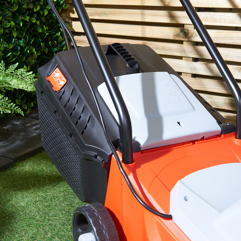 Ryno 1100W Hand Propelled 32cm Rotary Electric Lawn Mower Image 4