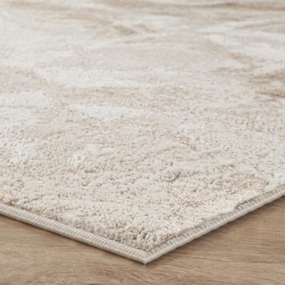 Desire Rugs Elysium Modern Abstract Metallic Sheen Nebula Pearl Rug 60 x 220cm Image 3