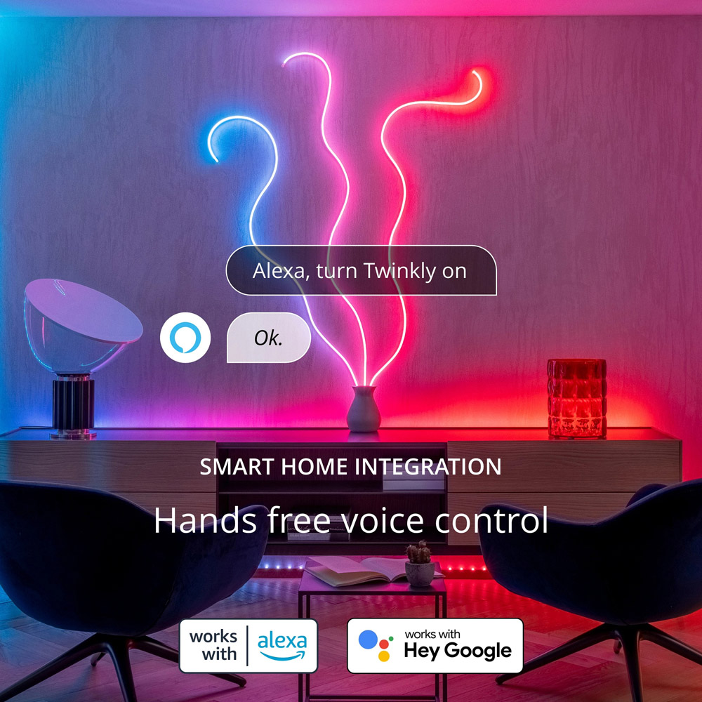 Twinkly Flex 200 Multicolour LED Smart Light Strip 2m Image 8