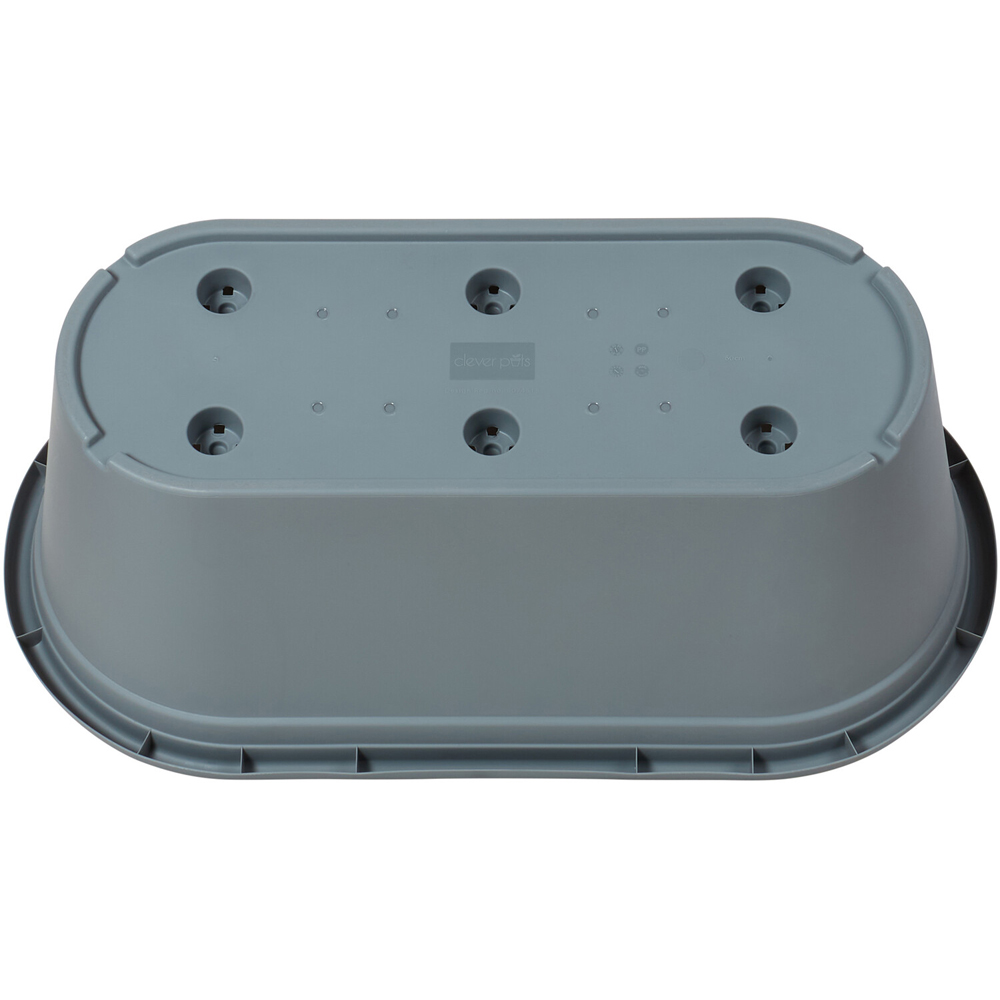 Clever Pots Trough with Reservoir Charcoal 50cm Image 3