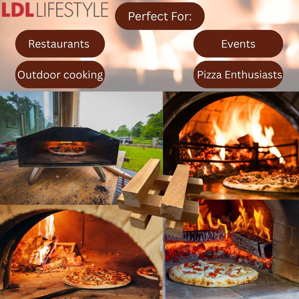 Ardente Beech Klin Dried Pizza Firewood Log Box 10kg Image 2