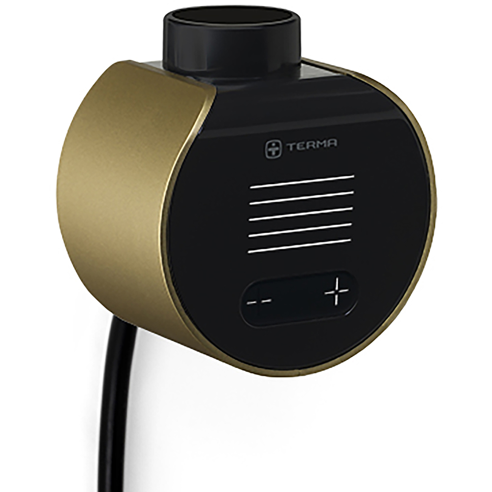 Terma VEO Smart Brass and Black Heating Element Image 3