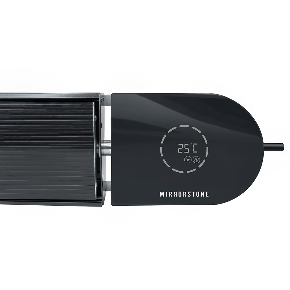 Mirrorstone Ionis Black WiFi Remote Controllable Infrared Bar Heater 2400W Image 4