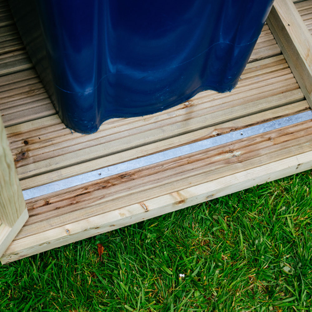 The Garden Village Shireburn 360L Triple Wheelie Bin Shed Image 4