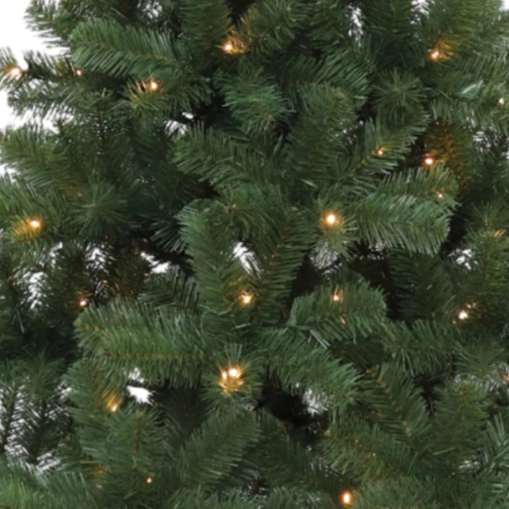 Festive Christmas 150 Warm White LED Pre-Lit Winter Fir Artificial Christmas Tree 6ft Image 3