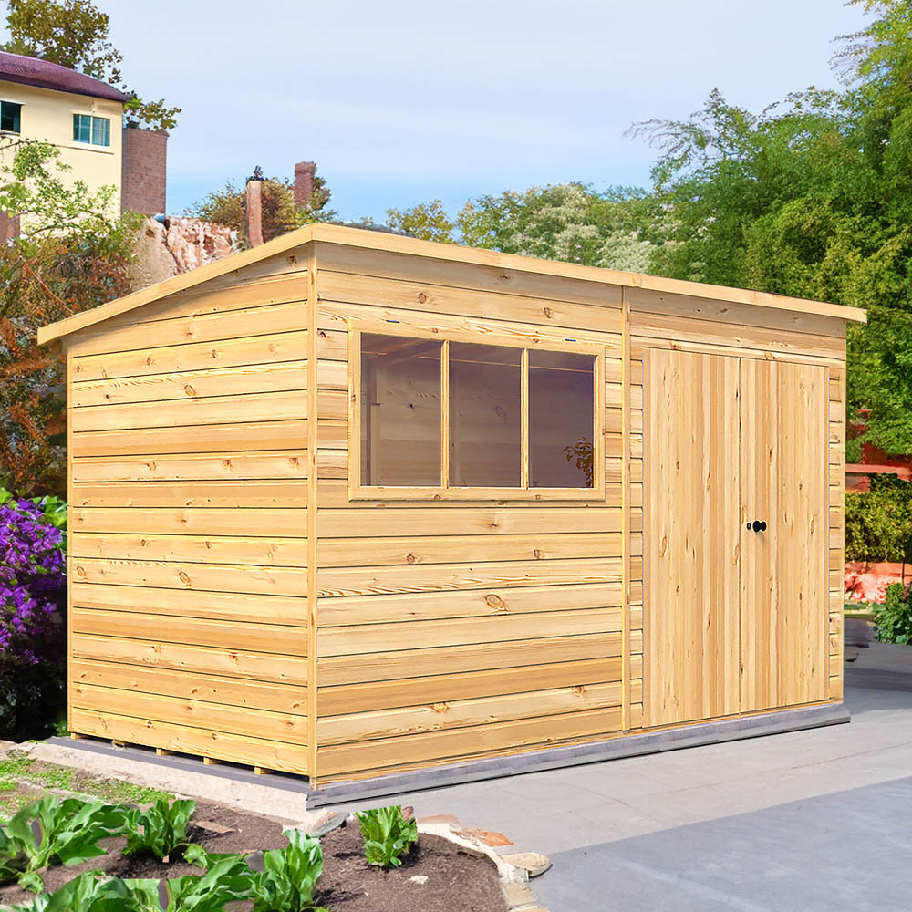 Shire 12 x 6ft Ranger Pent Shed Image 2