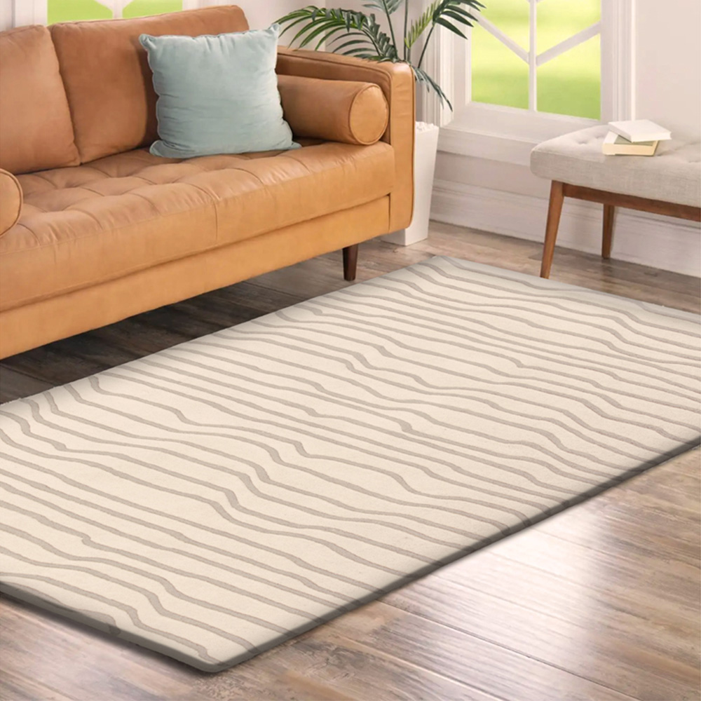Esselle Home Aura Dune Natural and Mink Rug 200 x 290cm Image 2