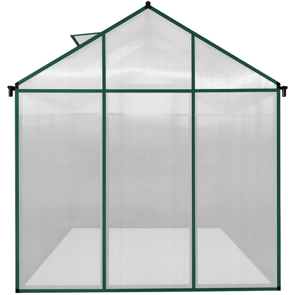 MonsterShop Green Polycarbonate 6.1 x 8ft Greenhouse Image 5
