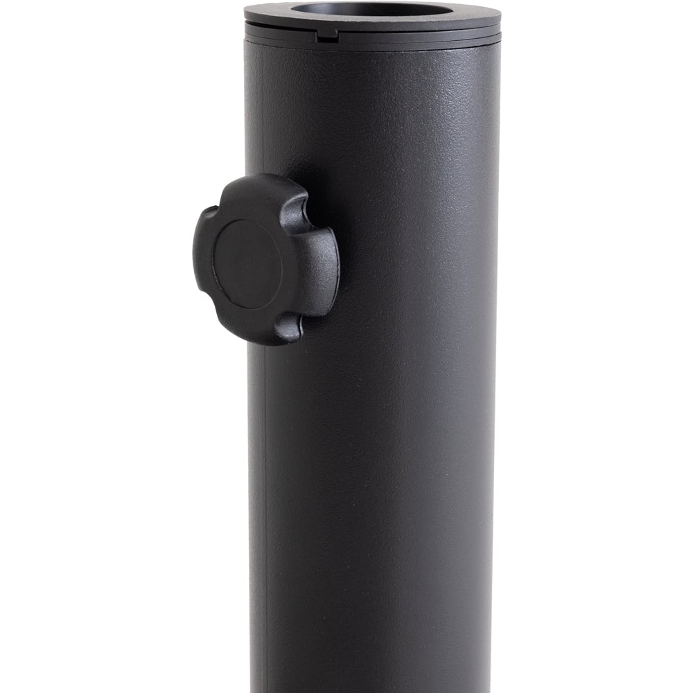 Charles Bentley Black Square Concrete Parasol Base 25kg Image 4