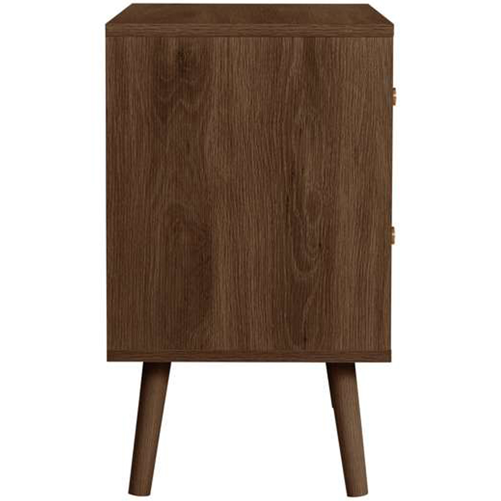 Herringford 2 Drawer Bedside Image 4