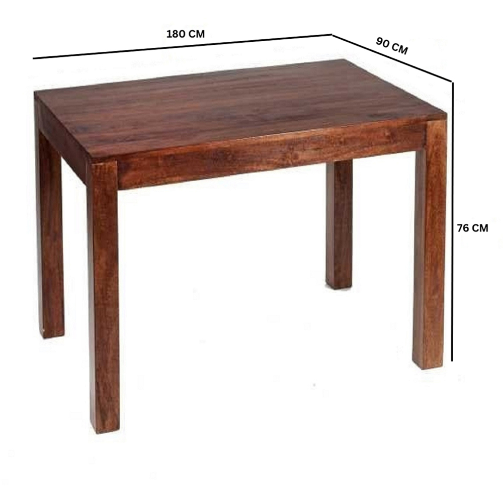 Brooklyn Nihash Toko 8 Seater Mango Dining Table Dark Image 4