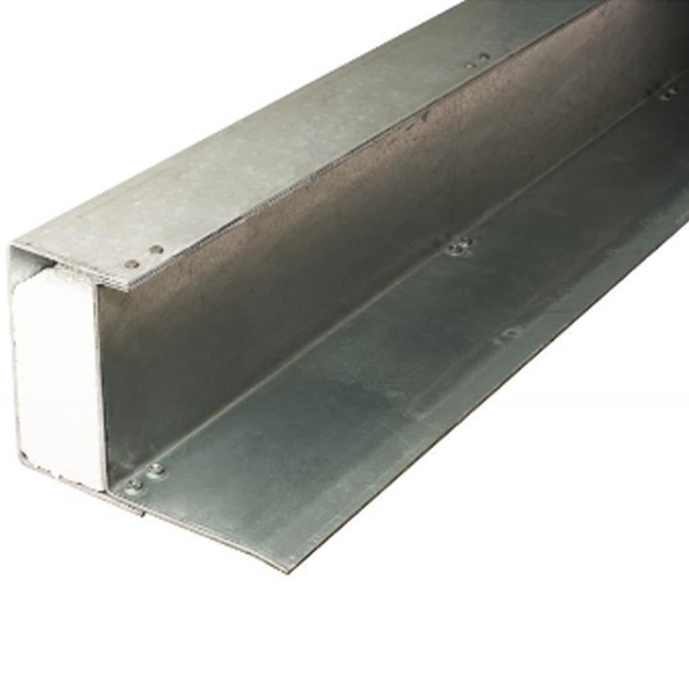 UKLintels 200mm Galvanised Steel Standard External Solid Wall Box Lintel with Toe 1650mm Image 2