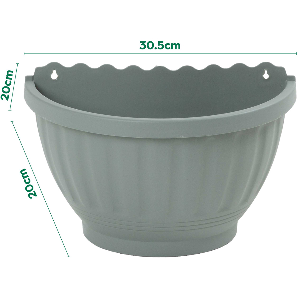 Wham Etruscan Milieu Green Planter Basket H184 30cm 4 Pack Image 5