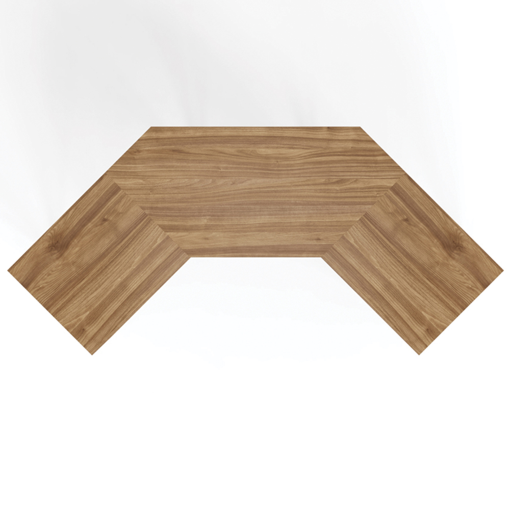 GFW Rowan 2 Door 2 Shelf Oak Slatted Corner TV Unit Image 6