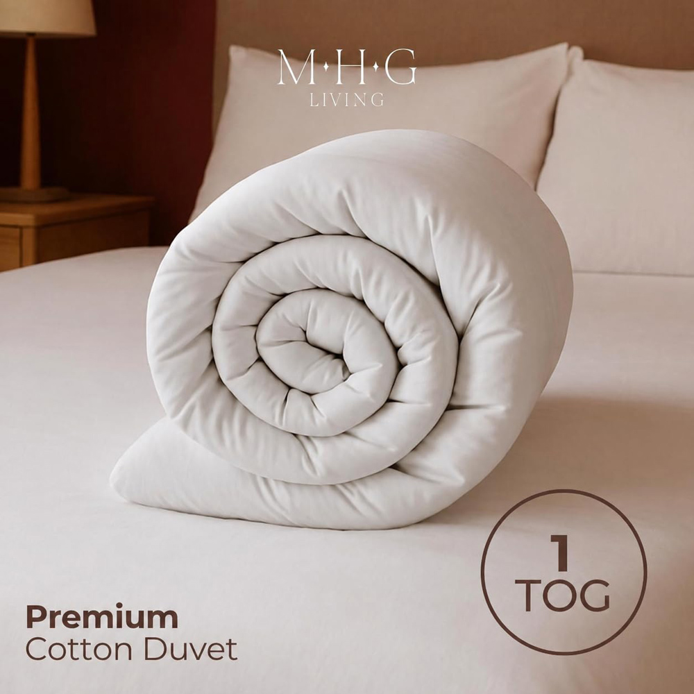 MHG Living King Size Lightweight Soft Summer Duvet 1 Tog Image 4