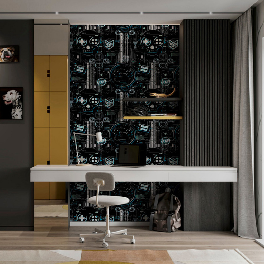 Arthouse Gaming Glitch Multicolour Wallpaper Image 5