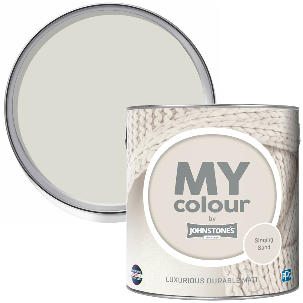 Johnstone's MY Colour Luxurious Durable Matt Paint Singing Sand Image 1