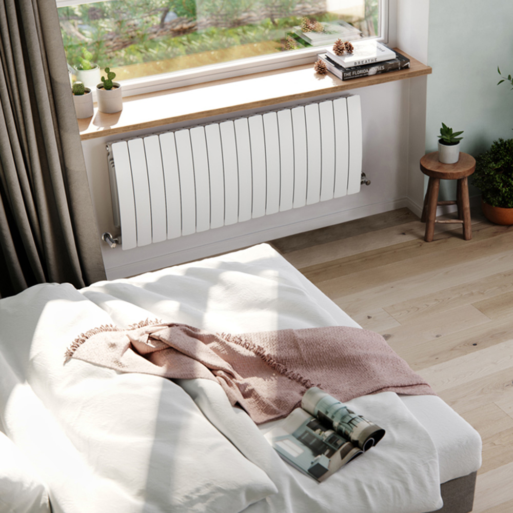 Terma Bergamo 6530BTU Matt White 17 Section Radiator 590 x 1360mm Image 7