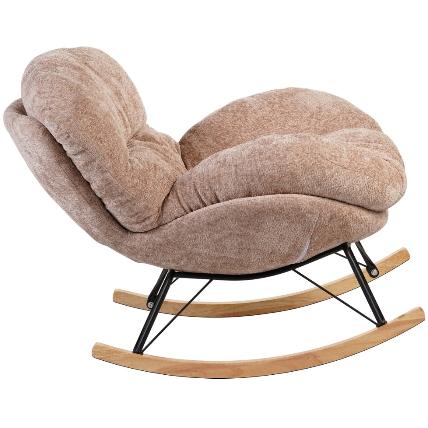 Sienna Light Brown Rocking Chair Image 5