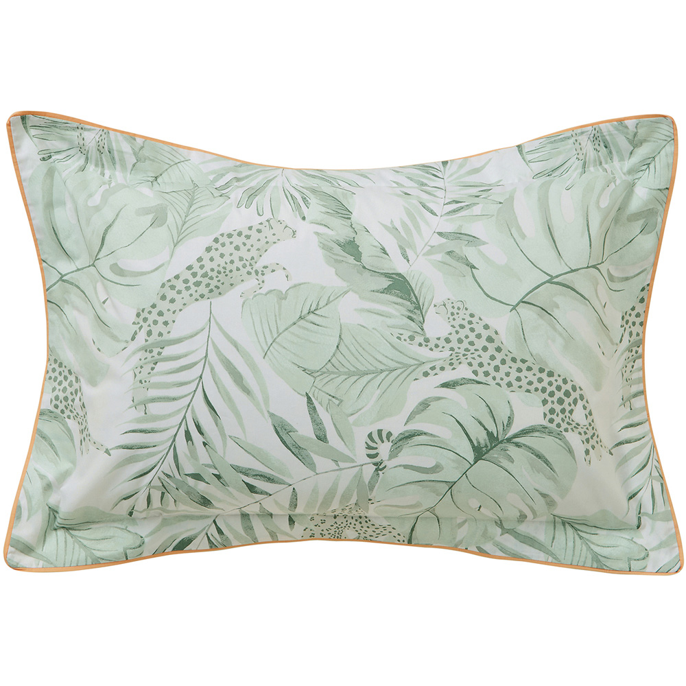 Yvonne Ellen Super King Size Sage Tropical Safari Reversible Duvet Set Image 2