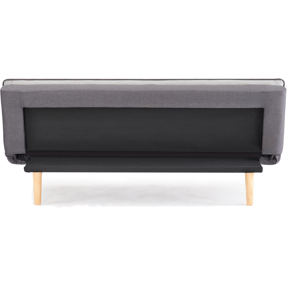 Home Detail Willow Double Sleeper Light Grey and Dark Grey Fabric Sofa Bed Image 4