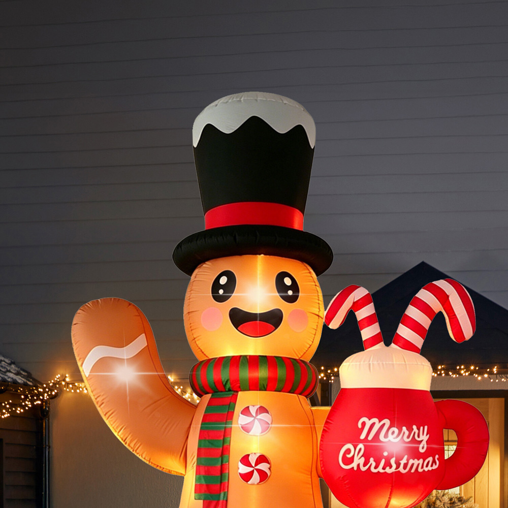 Gingerbread Festive Inflatable Image 4