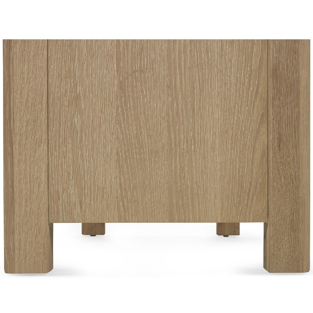 Julian Bowen Memphis 6 Drawer Limed Oak Wide Chest of Drawers Image 5