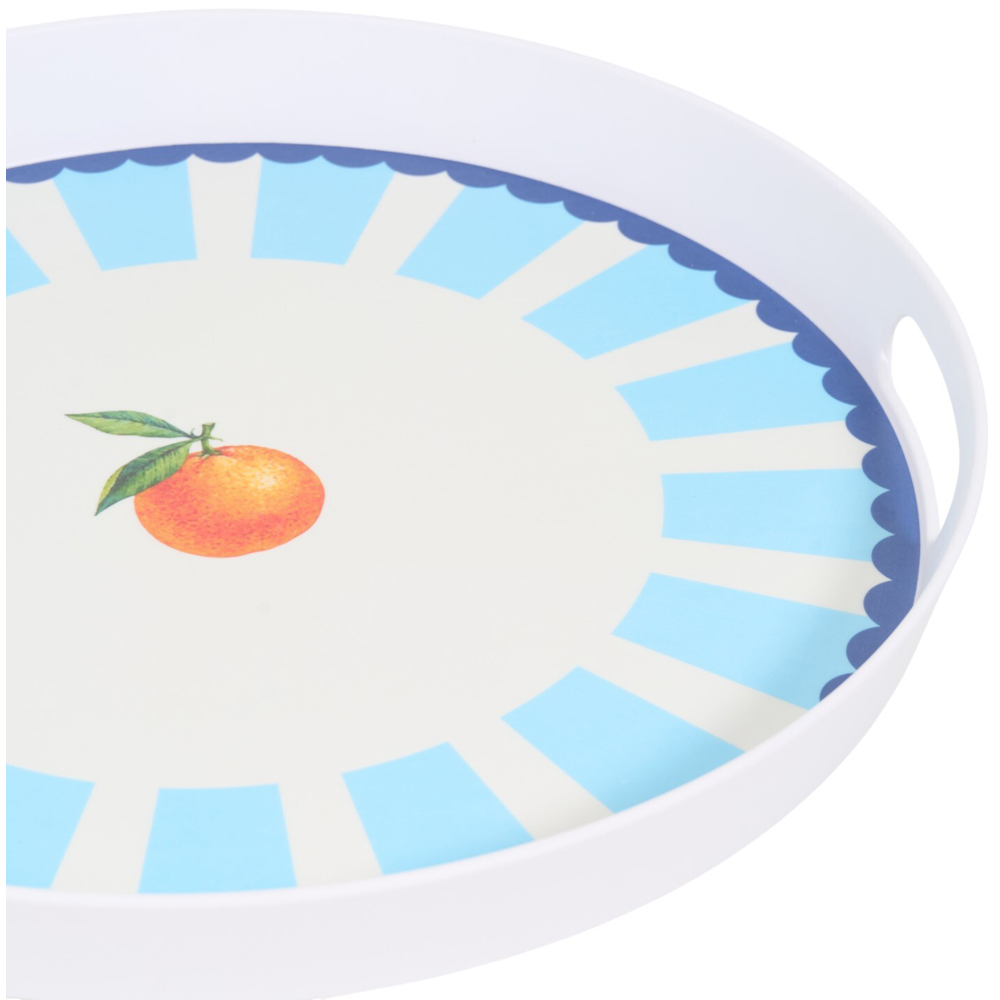 La Bella Vita Serving Tray Blue Image 3